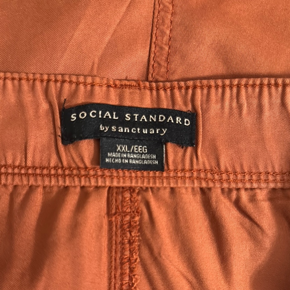 Rust Orange Casual Shorts - Picture 8 of 8